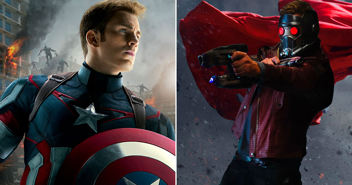 You got: Captain America and Star-Lord! Which Two Marvel Characters Are You?