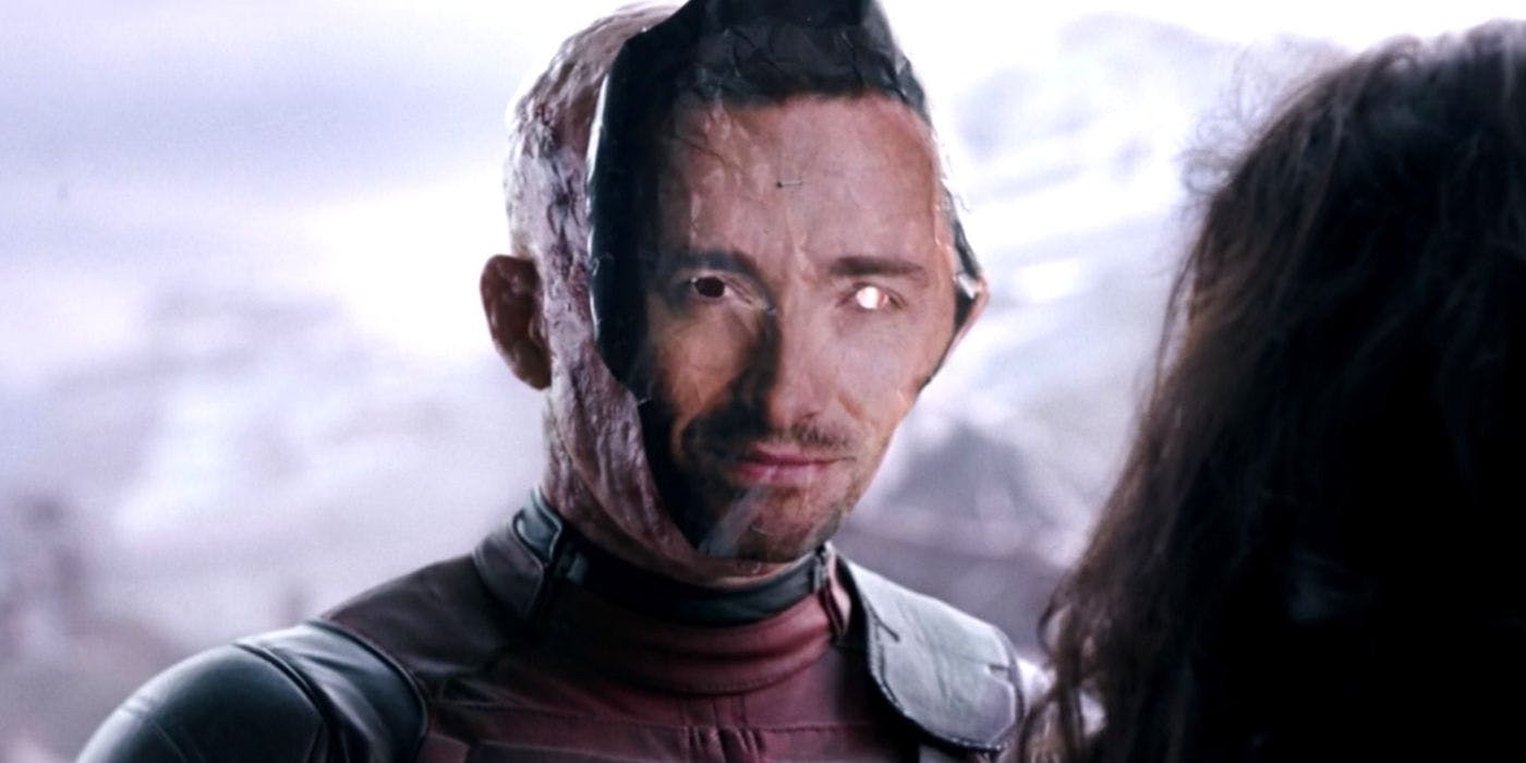 Which Two Marvel Characters Are You A Combo Of? Deadpool wearing Hugh Jackman mask