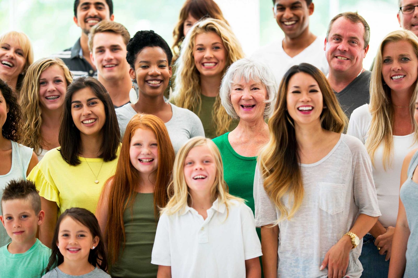 Describe Your Current Life to Know What You'll Be for Quiz Crowd people of different ages