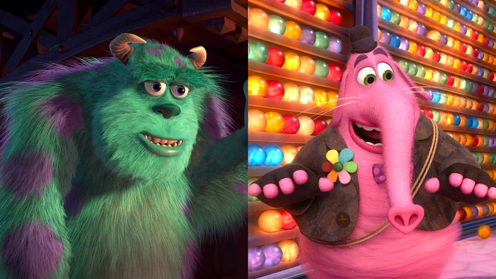 You got: Sulley and Bing Bong! Which Two Pixar Characters Are You a Combo Of?