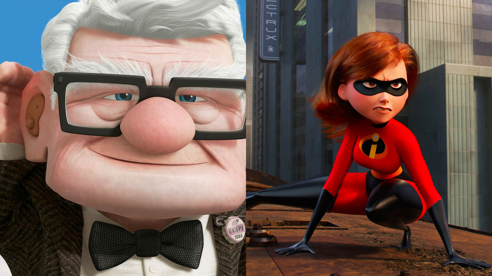 You got: Carl Fredricksen and Elastigirl! Which Two Pixar Characters Are You a Combo Of?