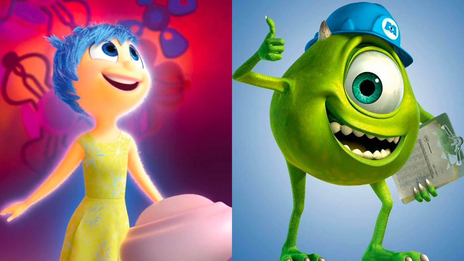 You got: Joy and Mike Wazowski! Which Two Pixar Characters Are You a Combo Of?