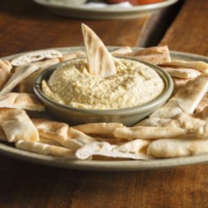 Celebrity Couple Food Quiz Hummus and pita