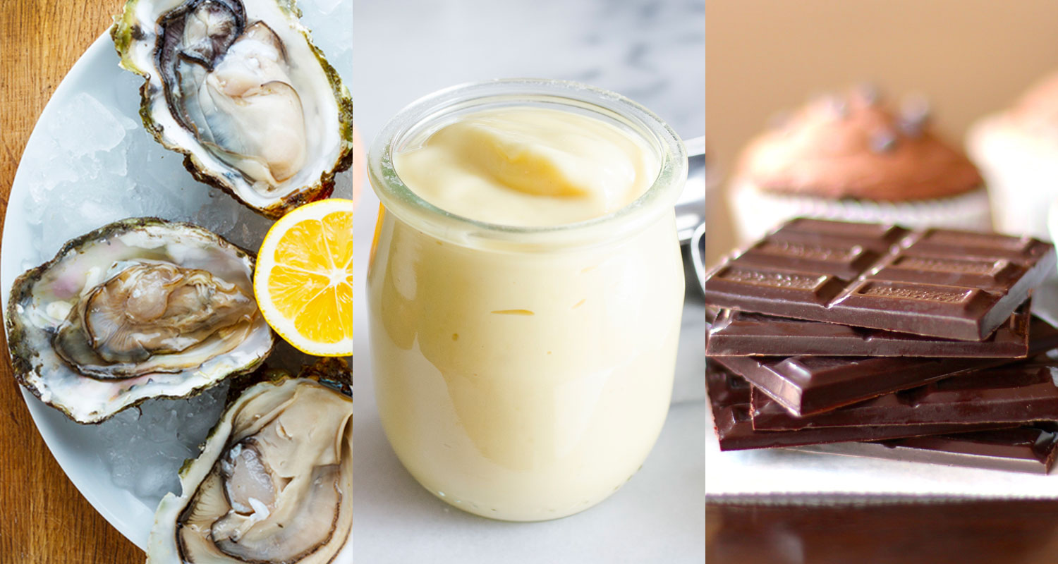 You got: Oysters, Mayonnaise, And Dark Chocolate! Can We Guess the Food You Hate Based on the Food You Love?