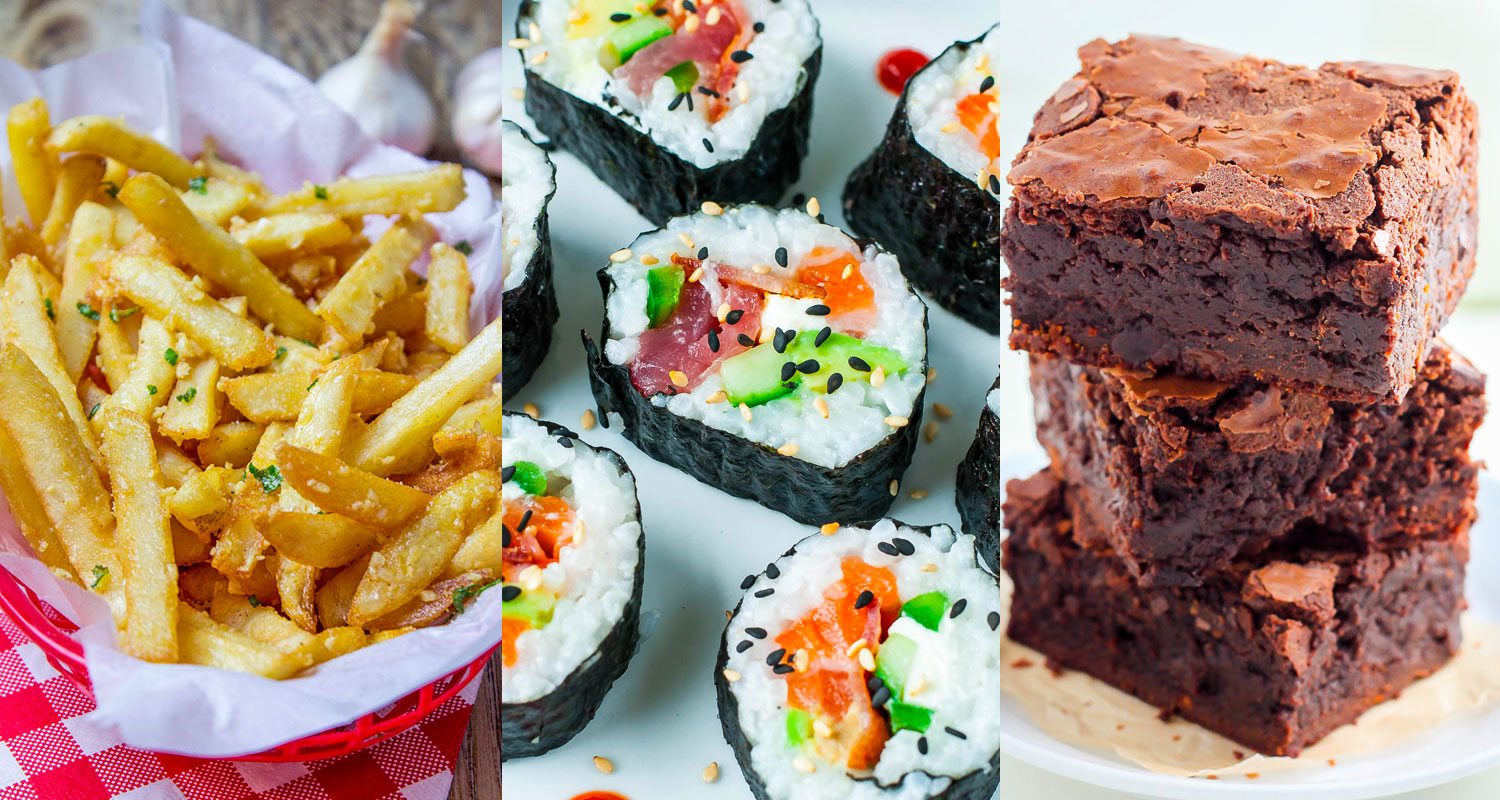You got: French Fries, Sushi, And Brownies! Settle These Food Debates and We’ll Guess Which Three Foods You Love the Most