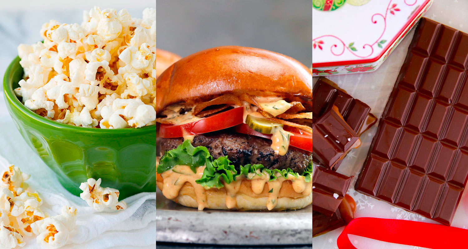 You got: Popcorn, Burgers, And Chocolate! Settle These Food Debates and We’ll Guess Which Three Foods You Love the Most