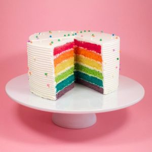 🍰 Do You Actually Prefer Cake or Pie? 🥧 Rainbow cake