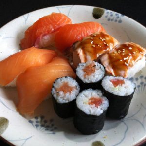 Choose Some Unpopular Food to Try and We’ll Give You an Underrated Show to Watch Salmon sushi