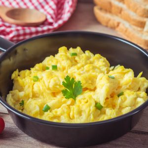 Pick a Food for Every 🌈 Color and We’ll Tell You the Age of Your Taste Buds Scrambled eggs