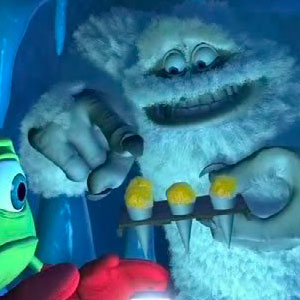 Build a Disney Mega Meal and We’ll Guess How Old You Are Lemon snow cones from Monsters Inc.