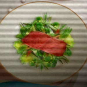 Build a Disney Mega Meal and We’ll Guess How Old You Are Gusteau’s salmon on caesar salad from Ratatouille