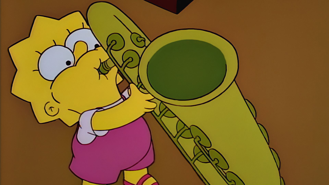 Build Your Fictional Girl Squad and We’ll Give You a Hollywood Chris to Date lisa simpson playing saxophone