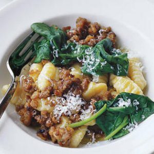 We Know Your Deepest Desire Based on the Carbs You Eat Gnocchi with sausage and spinach