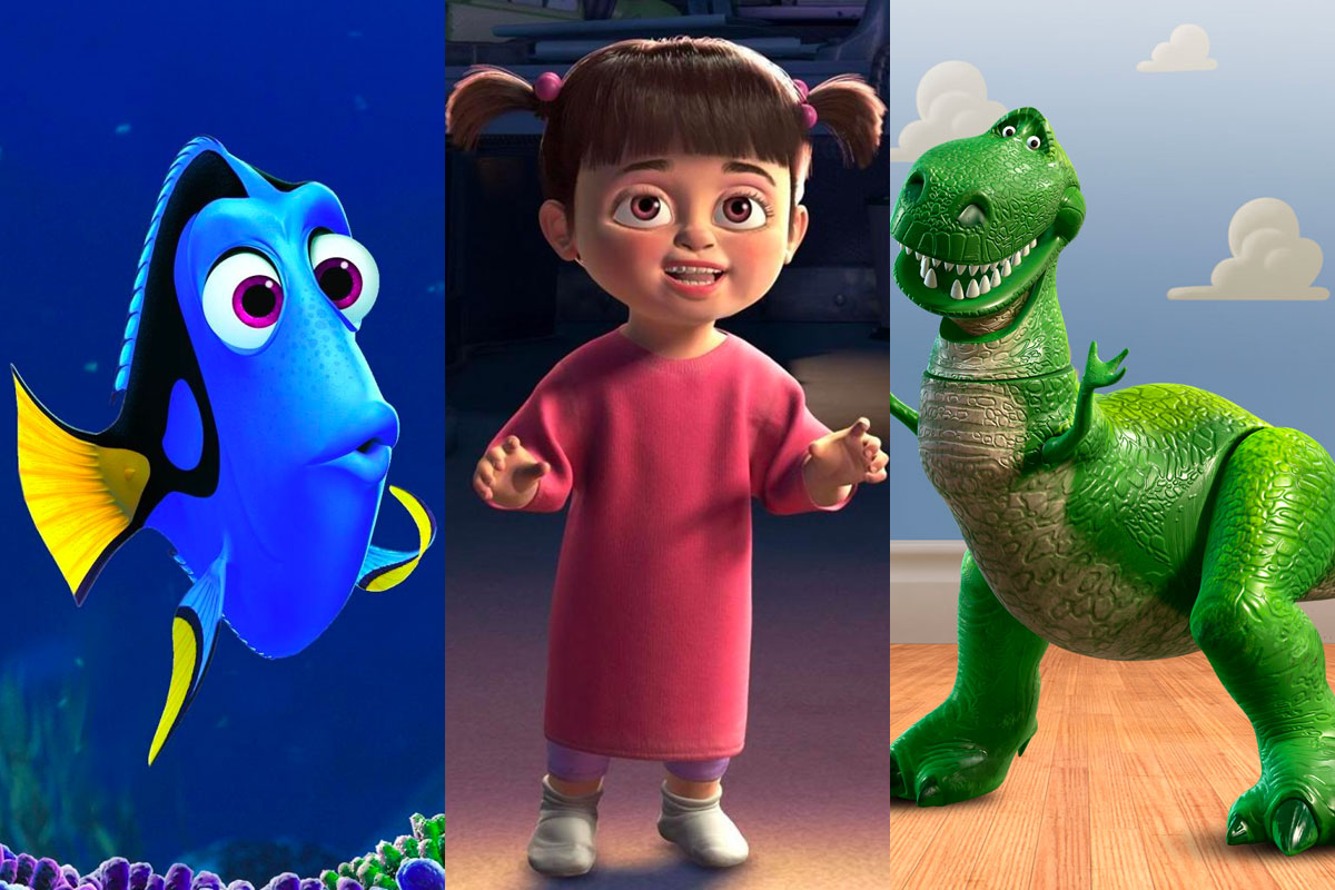 You got: Dory, Boo, and Rex! Which Three Pixar Characters Are You?