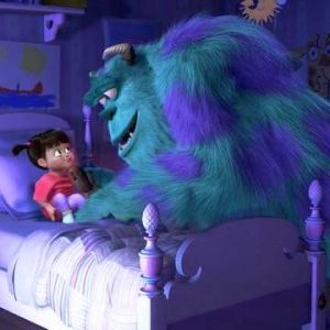 Everyone Is a Combo of Three Pixar Characters — Who Are You? Sully saying goodbye to Boo in Monsters, Inc.