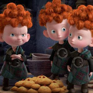 Which Three Pixar Characters Are You A Combo Of? Harris, Hubert, and Hamish from Brave