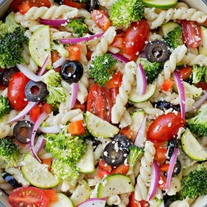 Pick Your Last Meal and We’ll Tell You What Age You Will Live to Veggie pasta salad