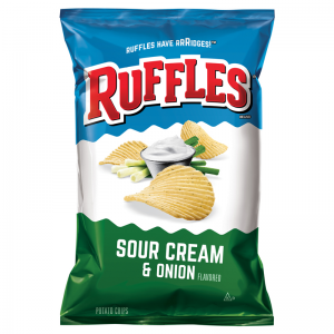 Have a Snacks Party by Yourself and We’ll Guess If You’re a Cat or Dog Person Ruffles sour cream & onion