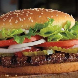 🍔 Plan a Dinner Party With Only Fast Food and We’ll Reveal Your Exact Age Whopper from Burger King