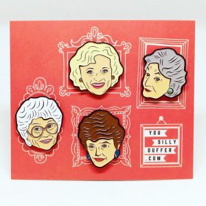 Which Golden Girl Are You? Quiz Enamel pins
