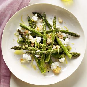 Pretend to Order an Expensive Meal and We’ll Guess How Old You Are Roasted asparagus salad with goat cheese