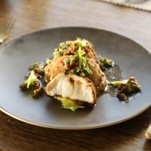 Pretend to Order an Expensive Meal and We’ll Guess How Old You Are Roast monkfish with baked eggplant puree