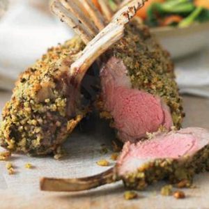 Pretend to Order an Expensive Meal and We’ll Guess How Old You Are Herb-dijon crusted rack of lamb