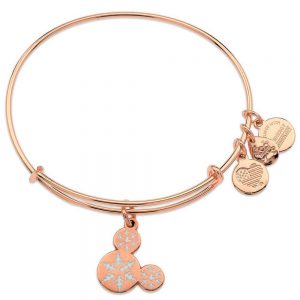 Spend a Day in Disney World and We’ll Reveal Which Disney Character Matches Your Personality Snowflake Mickey Ears Rose Gold Bangle