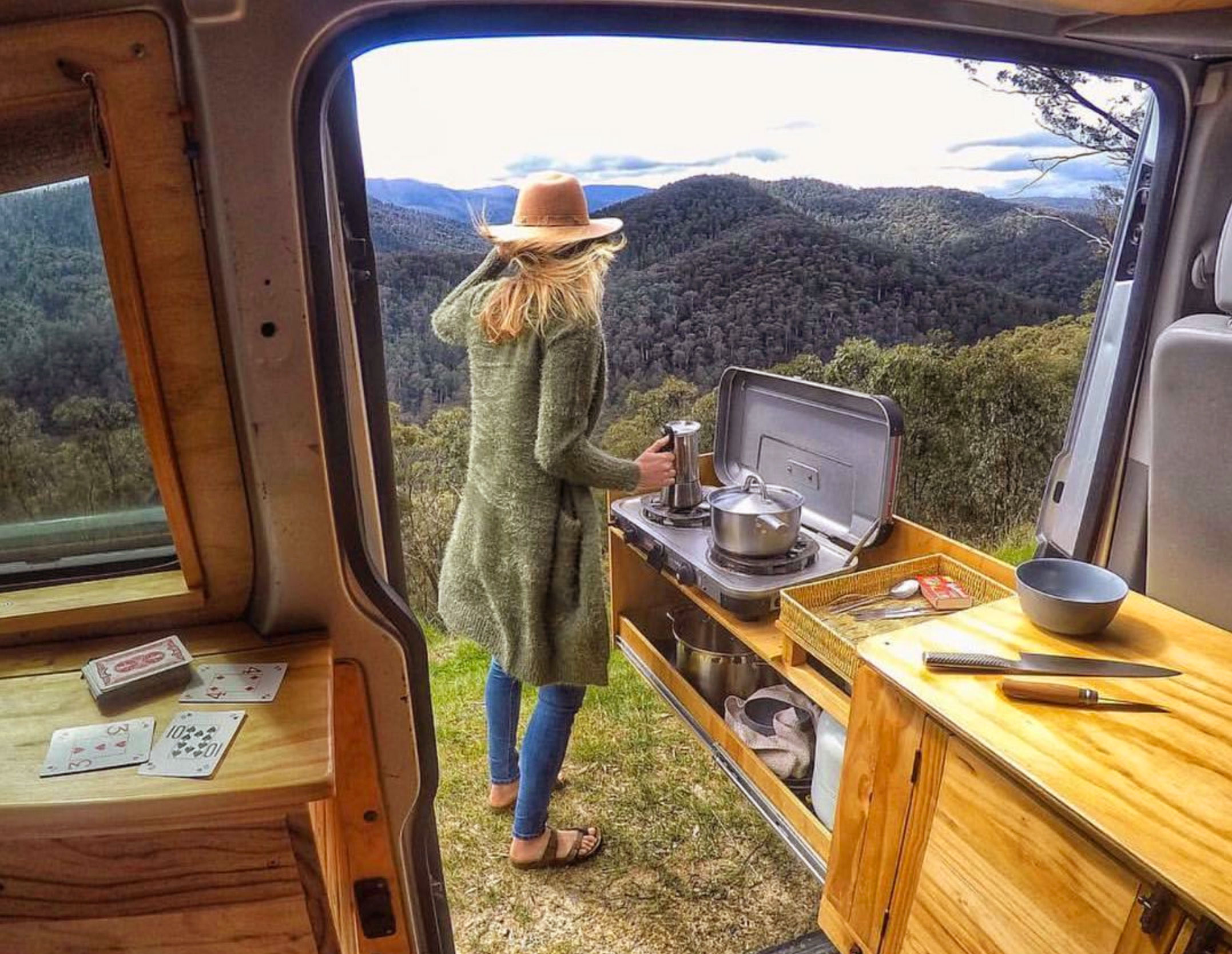 🚐 Design a Camper Van and We’ll Tell You Where to Vacation Next Camper Van Kitchen