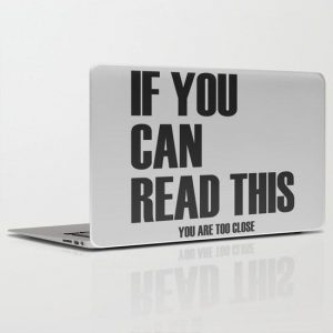 Which Famous Introvert Are You? Quiz Laptop decal