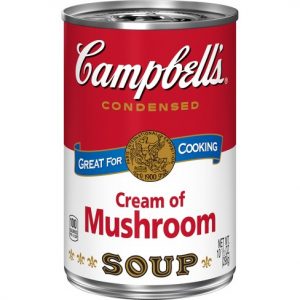 🛒 Shop at a Supermarket and If You Pay Under $25, You Win! Cream of mushroom soup