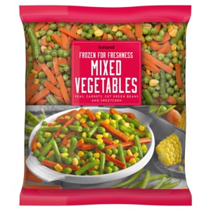 🛒 Shop at a Supermarket and If You Pay Under $25, You Win! Mixed vegetables