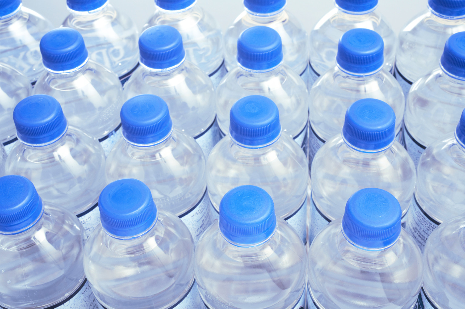 bottles of water