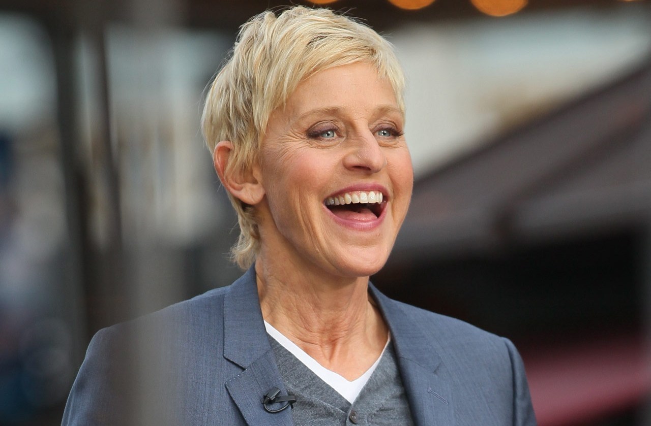 Build Your Celebrity Squad and We’ll Reveal Who You Will Be Dating Next Ellen Degeneres laughing