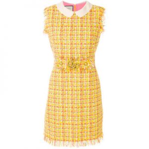 Pick Out Some Gucci Items and We’ll Tell You What Expensive City You Belong in Sleeveless tweed dress