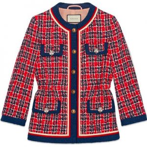 Pick Out Some Gucci Items and We’ll Tell You What Expensive City You Belong in Tweed check jacket