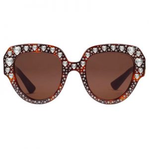 Pick Out Some Gucci Items and We’ll Tell You What Expensive City You Belong in Square-frame acetate sunglasses with crystals
