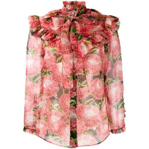 Pick Out Some Gucci Items and We’ll Tell You What Expensive City You Belong in Floral printed chiffon blouse