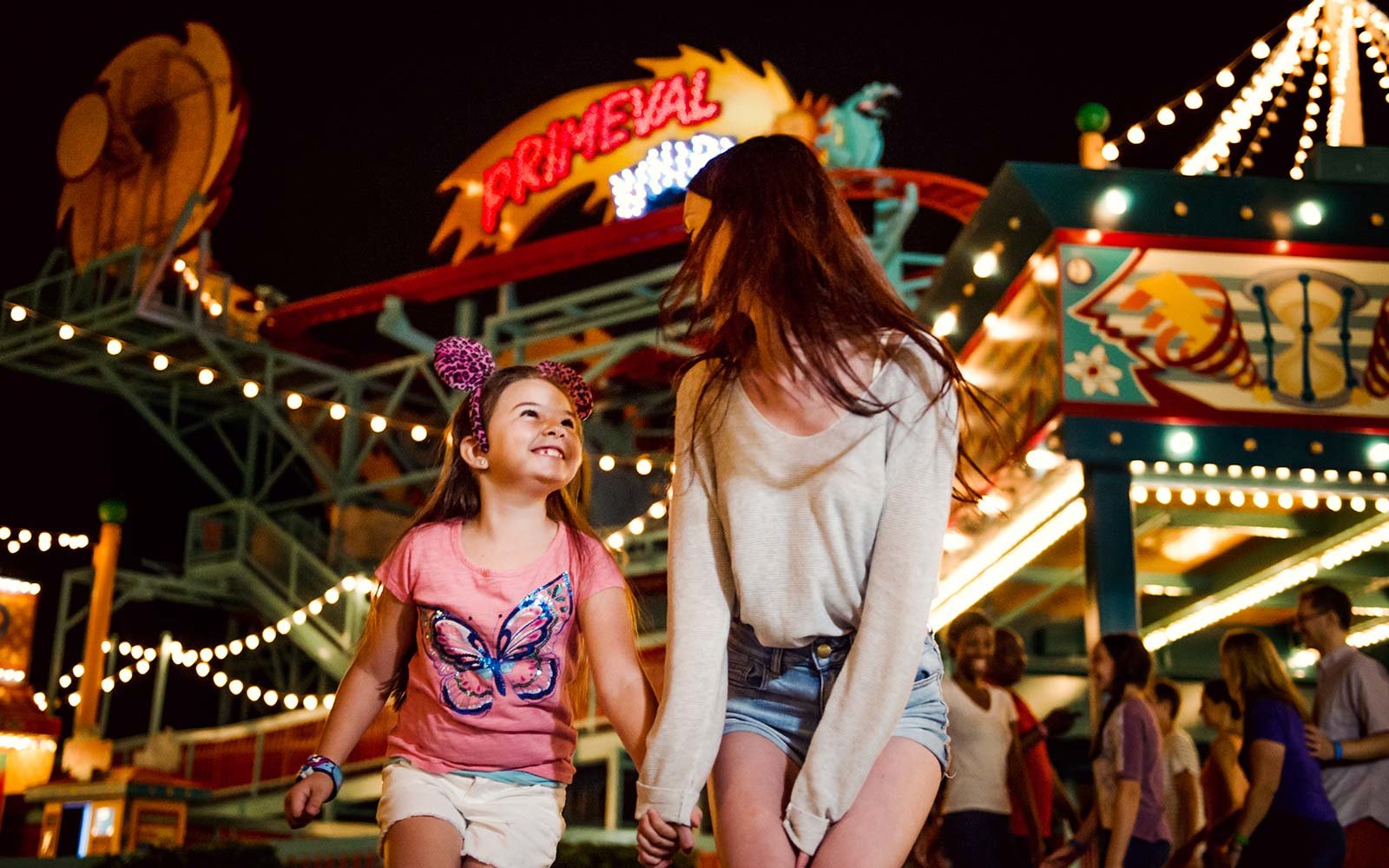If You’ve Done 9/17 of These Things, You’re Probably a Short Girl Primeval Whirl at Disney's Animal Kingdom at Night