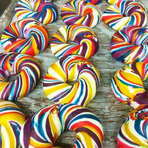 Eat Bougie Brunch To Know What Holiday Matches Your Vibe Quiz Rainbow bagel