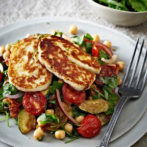 Can We Guess Your Age Based On Your Hipster Choices? Quiz Halloumi and chickpea salad