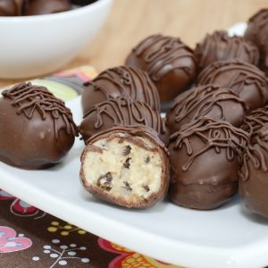 What Cookie Are You? Chocolate chip cookie dough truffles