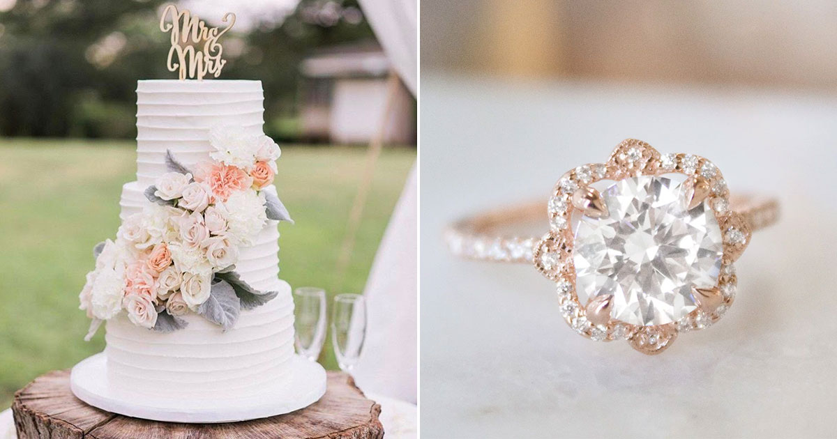 5 Awesome Engagement Cakes That All The Couples Can Opt For On While  Exchanging Rings -