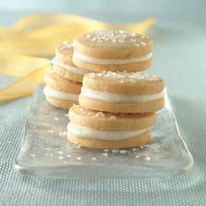 What Cake Am I? Lemon sandwich cookies