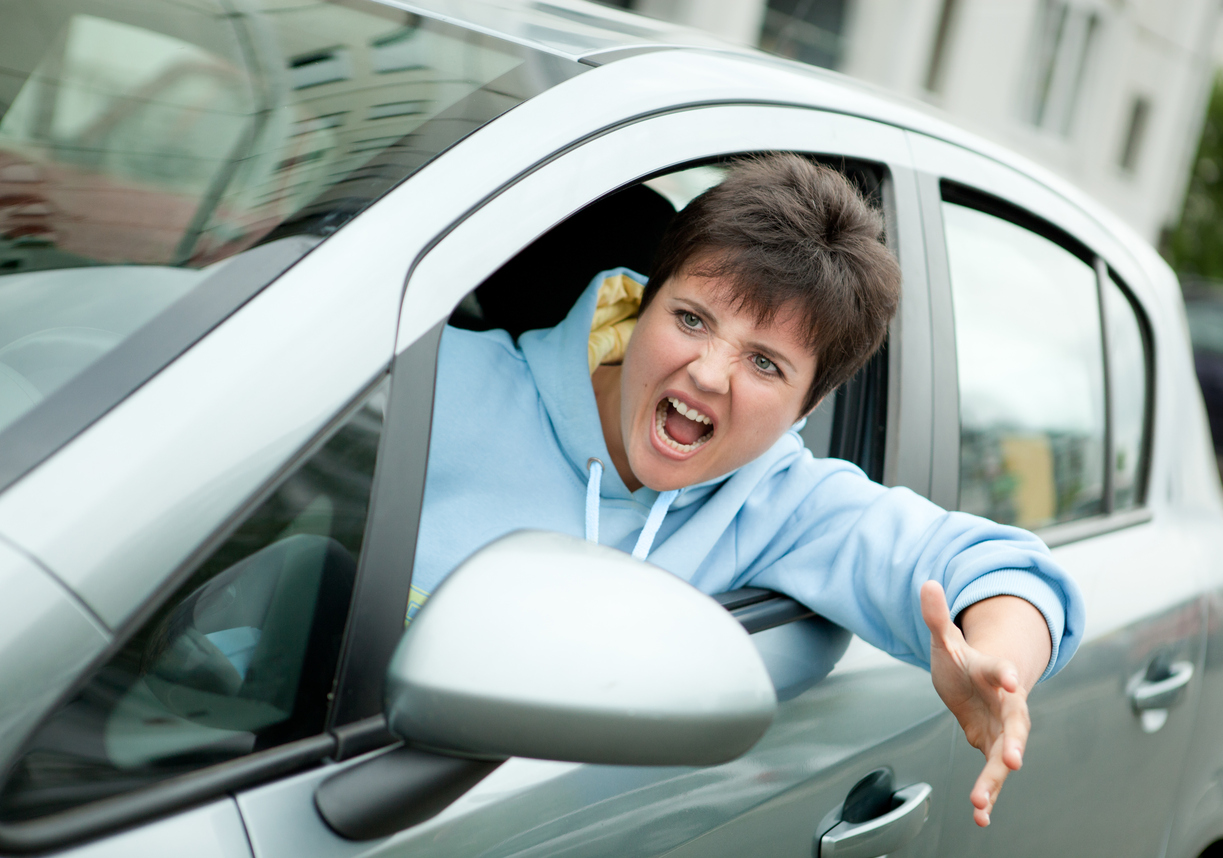 Am I Nice? Angry Woman Driver Shouts