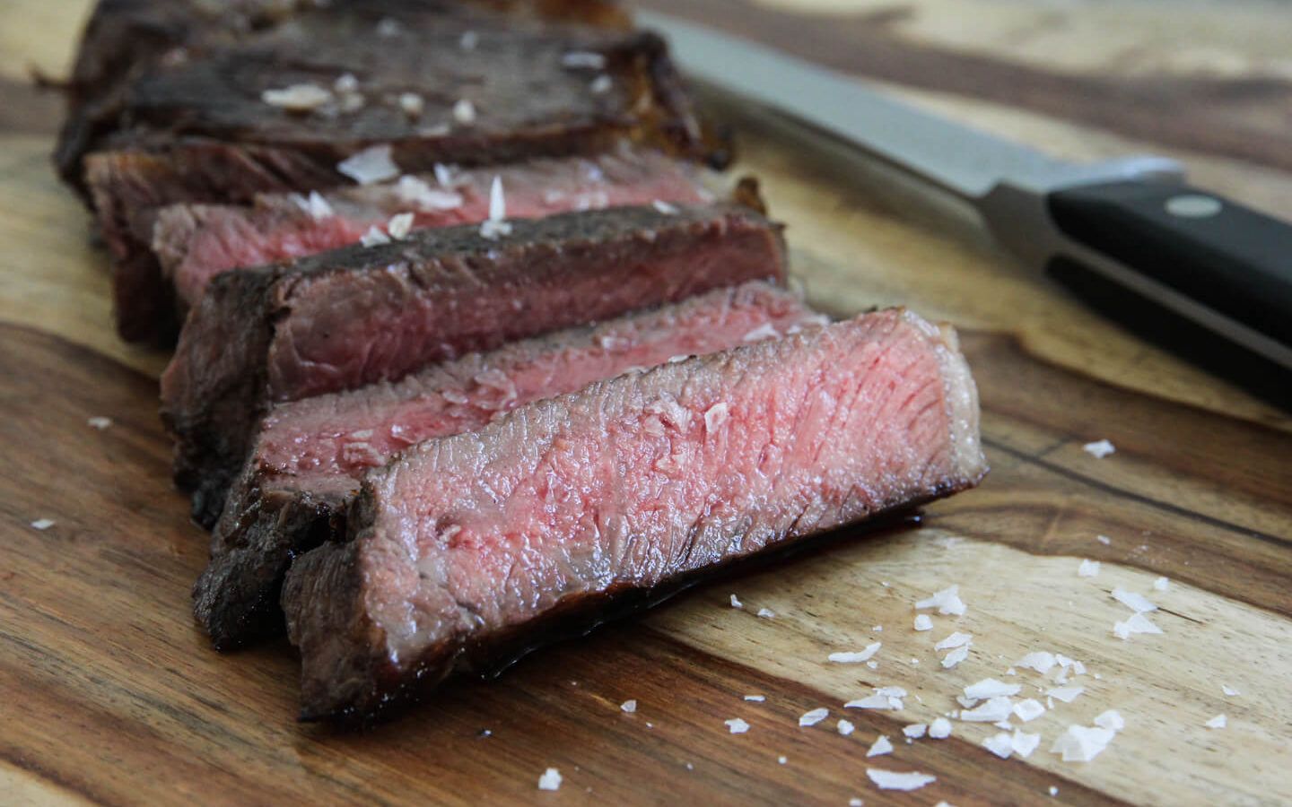 steak cooked medium