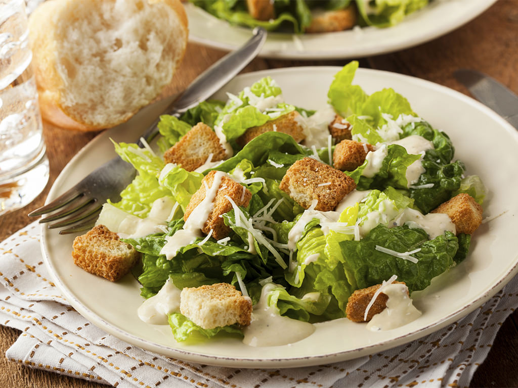 Sorry, You Can Eat Food Only If You Pass This Tricky Quiz Caesar salad