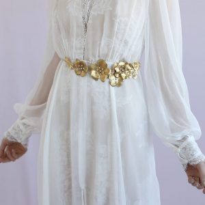 Design A Wedding Dress & We'll Predict Who You'll Marry Quiz Brass sash
