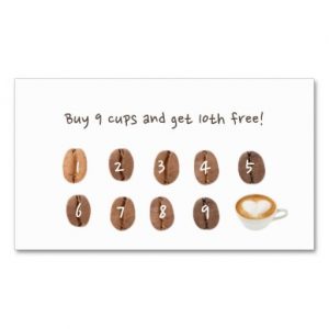 ☕ Open a Café And We’ll Reveal the State You Actually Belong in Punch card for returning customers