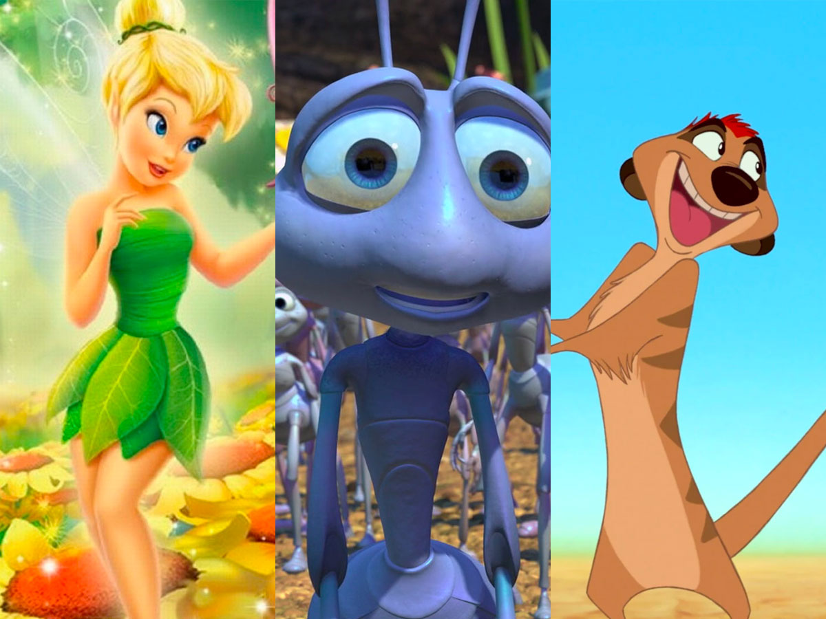 You got: Tinkerbell, Flik, and Timon! Which Three Disney Characters Are You a Combo Of?